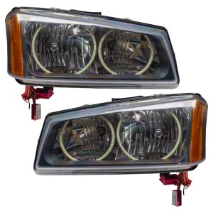 Chevrolet Silverado Headlight Assemblies - ORACLE Lighting - SMD Pre-Assembled with ORACLE Halos - White - `03-`06